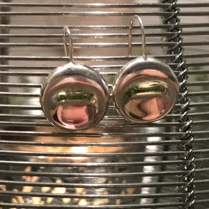 Sterling Silver .925 Thumb Print Earrings